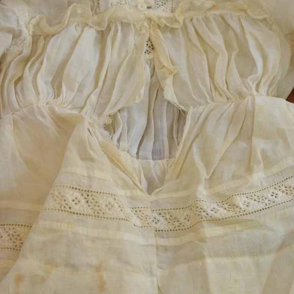 Antique Baby Clothes Dress & Jacket 2 Pc Set Great Granny Core - Picture 14 of 16